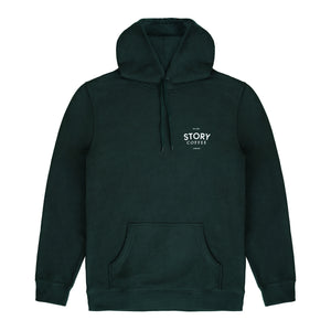 Story Coffee Hoodie - Pine Green