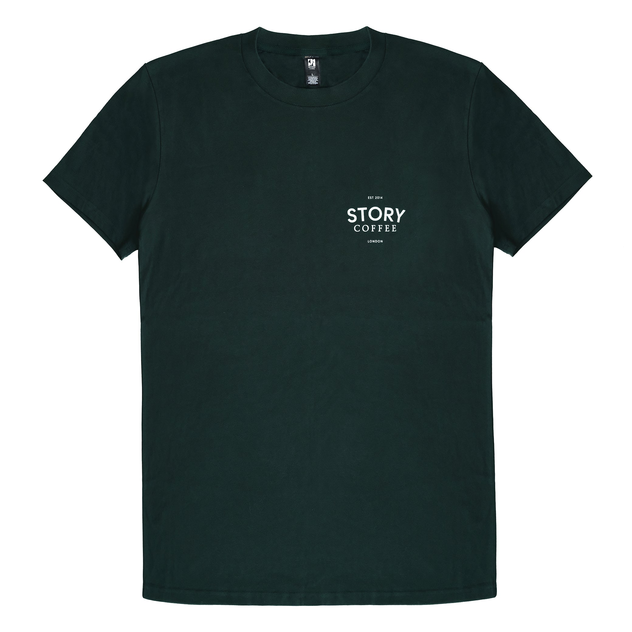 Story Coffee T-shirt - Pine Green