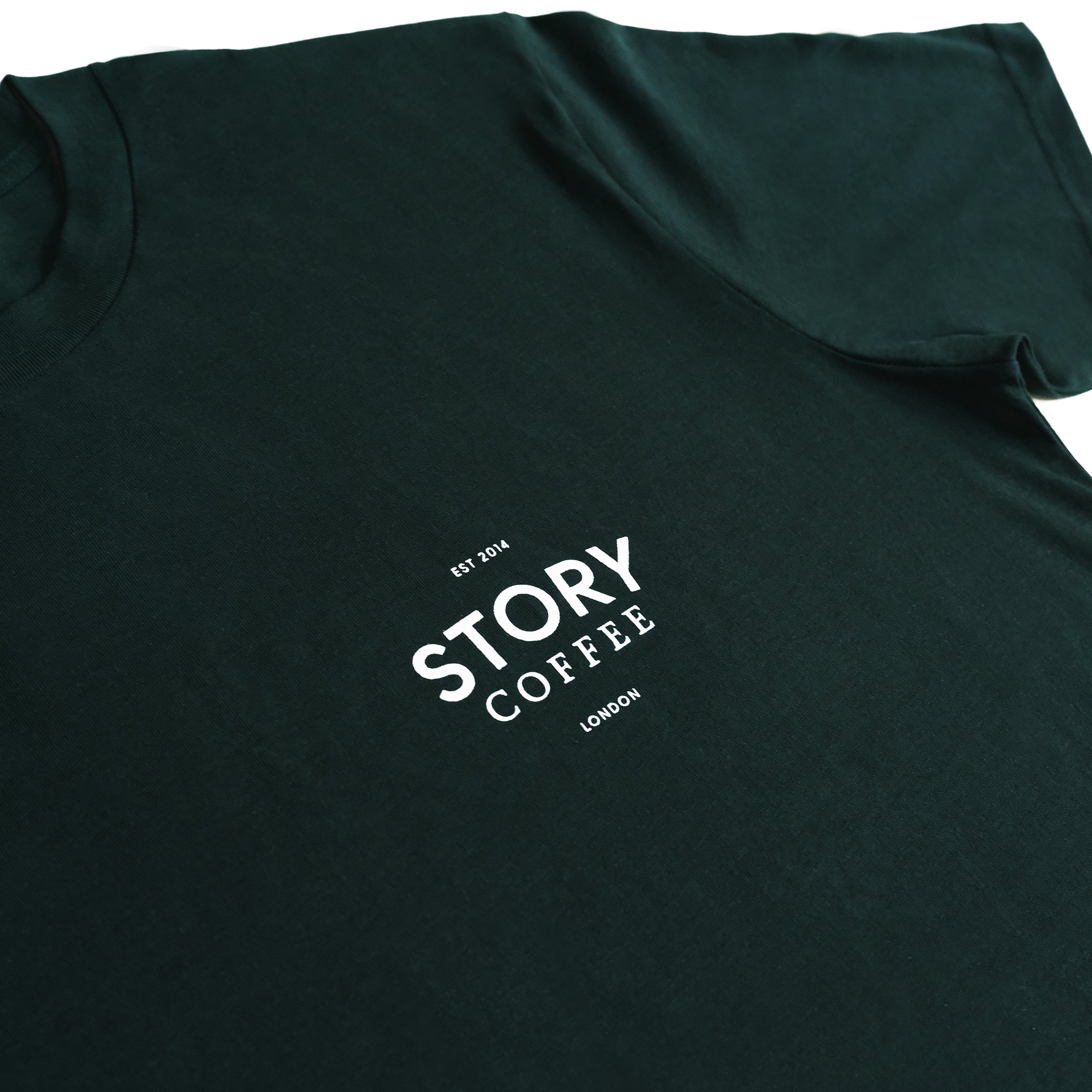 Story Coffee T-shirt - Pine Green